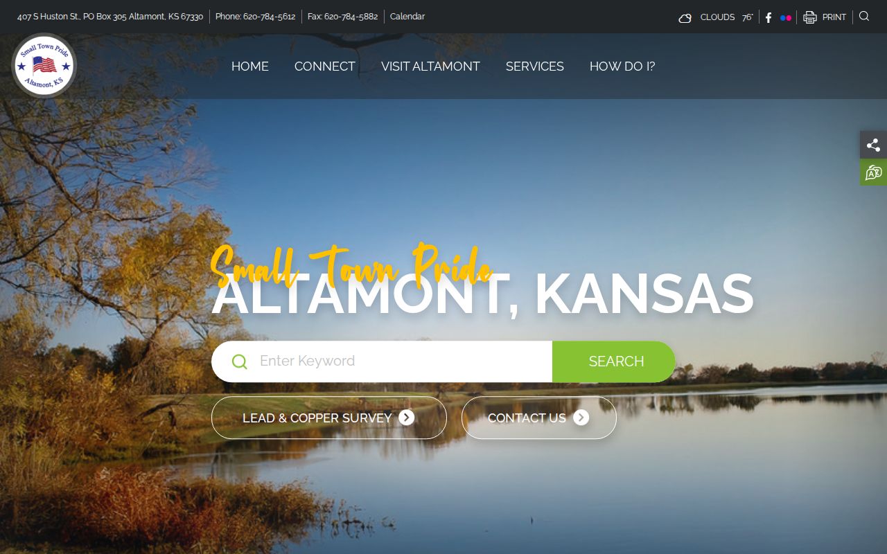 Official Altamont city information and City Hall context