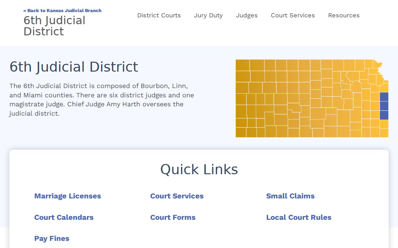 Official access channels for Labette County civil docket records
